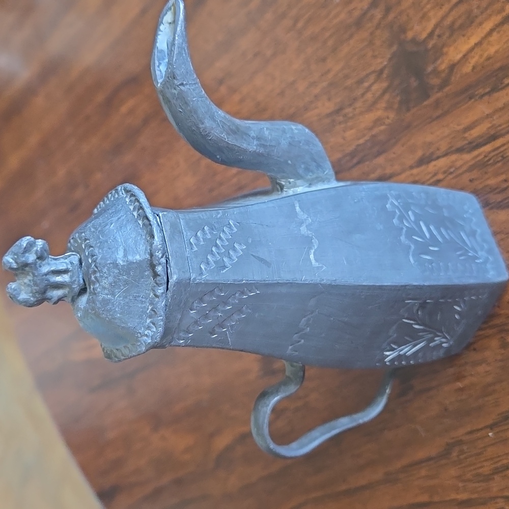 Asian Vintage Gray Metal Teapot Wall Decor  (🛍 Pick 6/$36)
